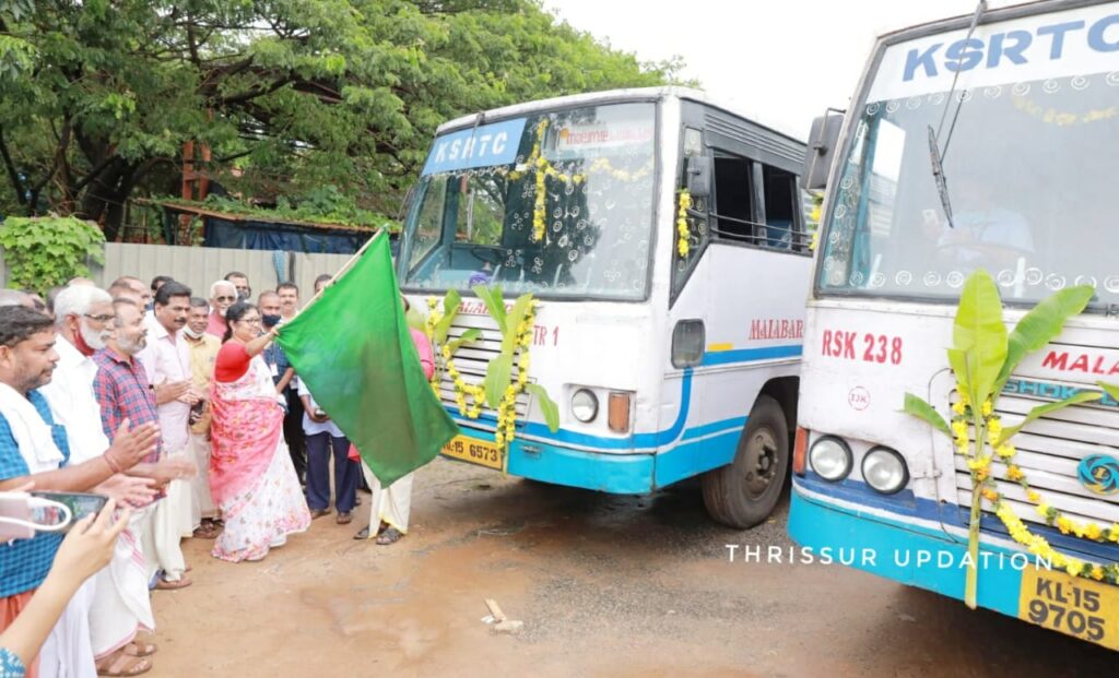 കെ.എസ്.ആർ.ടി.സി നാലമ്പല ദർശന സർവ്വീസ് ബസ് ഫ്ലാഗ് ഓഫ് മന്ത്രി ഡോ.ആർ ബിന്ദു നിർവഹിച്ചു