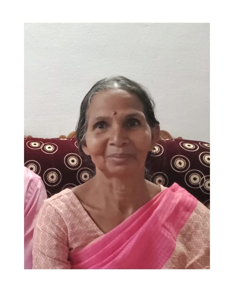 ആയോട് കുന്നശ്ശേരി യാക്കോബ് ഭാര്യ മേരി അന്തരിച്ചു