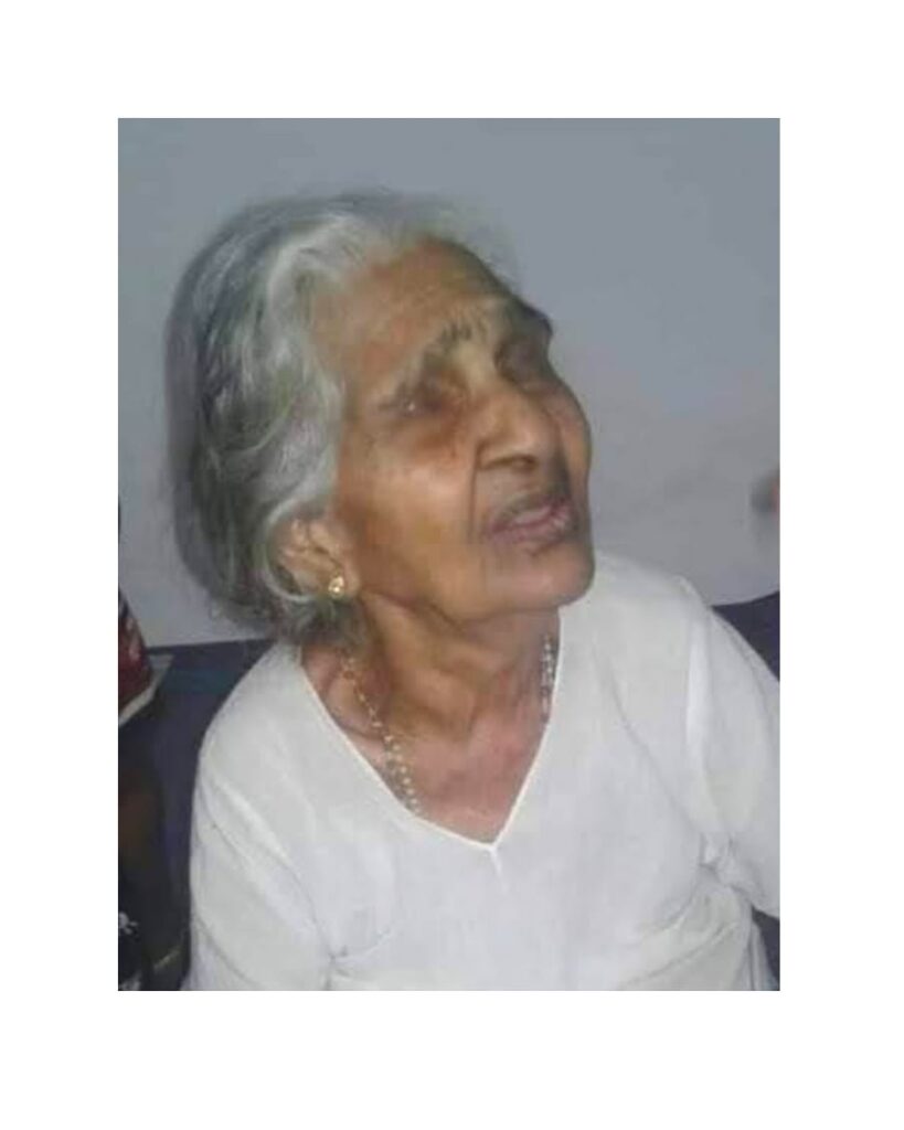 പൊടിപ്പാറ കുറ്റിയാങ്കൽ അന്നമ്മ (101) അന്തരിച്ചു