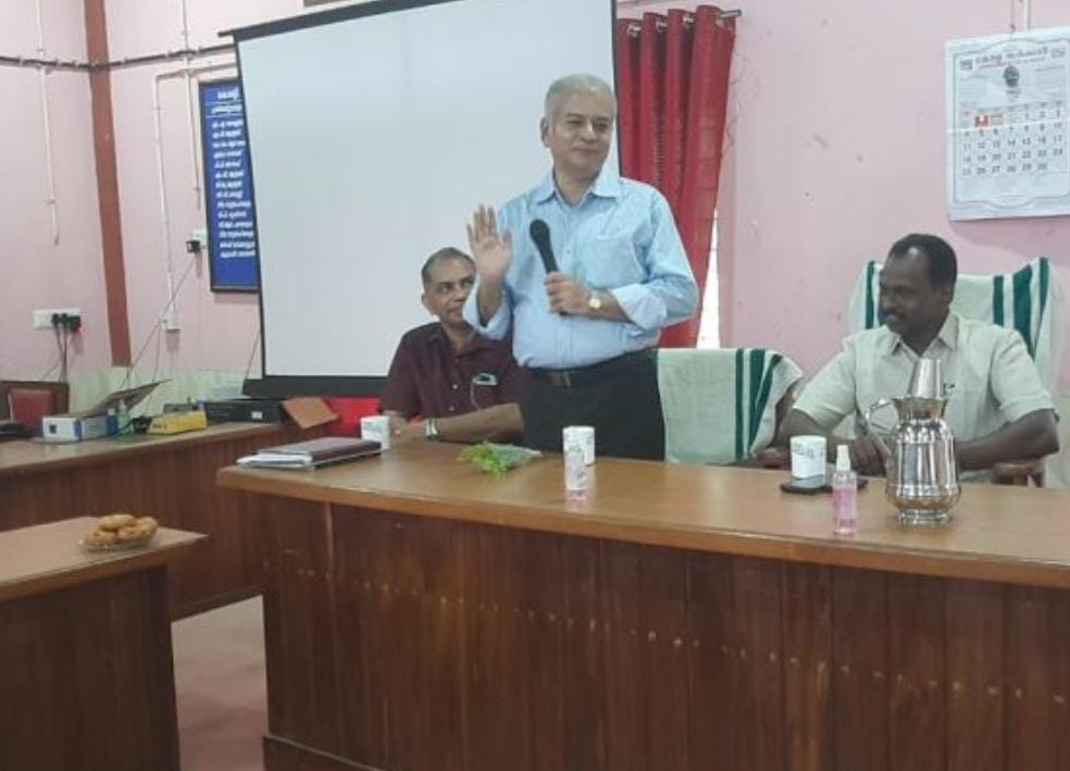 ഡോ.രാജു നാരായണ സ്വാമി കൊരട്ടി പഞ്ചായത്ത് സന്ദർശിച്ചു