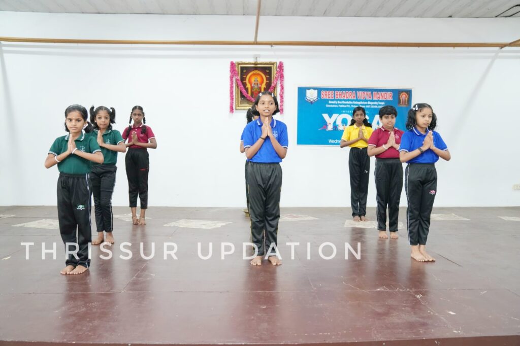 ചെമ്പൂത്ര ശ്രീഭദ്ര വിദ്യാമന്ദിറിൽ യോഗ ദിനം ആചരിച്ചു