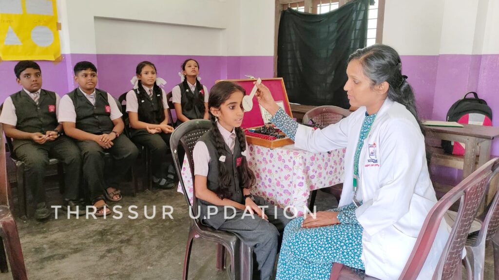 കൊമ്പഴ സെൻറ് മേരീസ്‌ പബ്ലിക് സ്കൂളിൽ സൗജന്യ നേത്ര പരിശോധന ക്യാമ്പ് നടത്തി