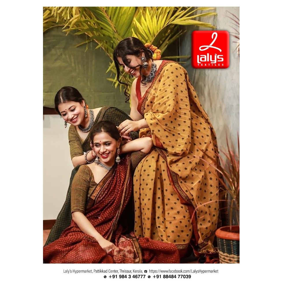 ആഘോഷം ഏതുമായിക്കൊള്ളട്ടെ വസ്ത്രങ്ങൾ ലാലീസിൽ നിന്ന് മാത്രം