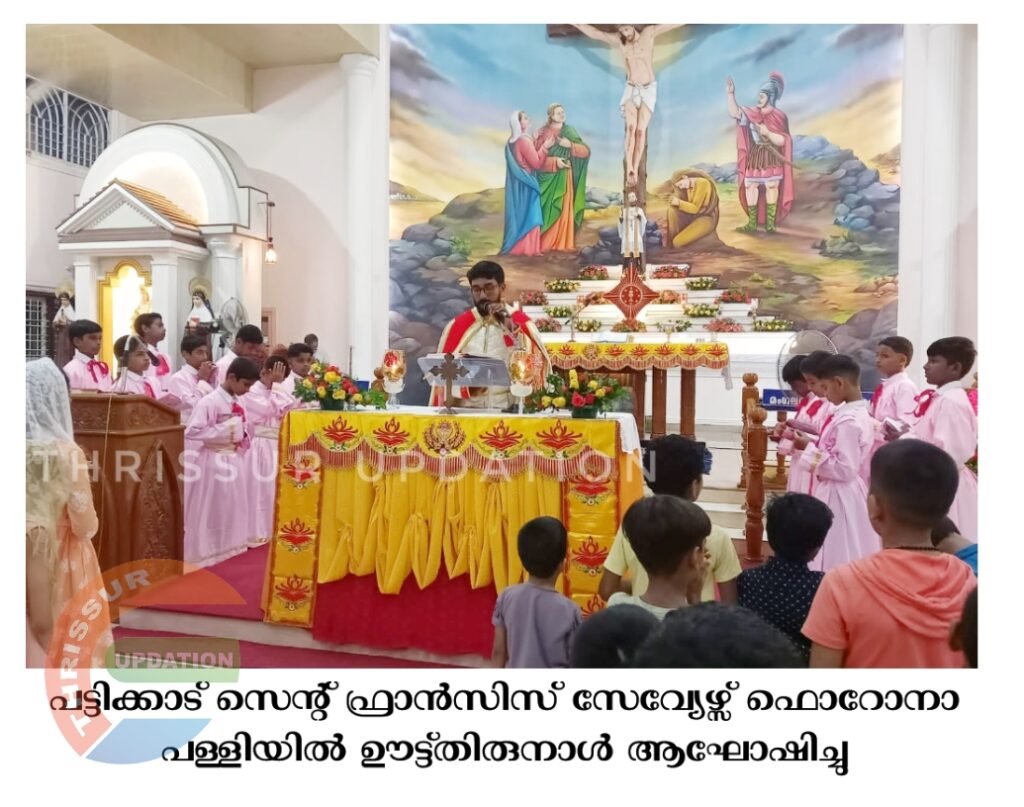 പട്ടിക്കാട് സെന്റ് ഫ്രാൻസിസ് സേവ്യേഴ്സ് ഫൊറോനാ പള്ളിയിൽ ഊട്ട്തിരുനാൾ ആഘോഷിച്ചു